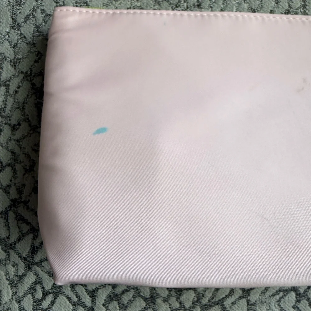 Marc Jacobs Pink Embroidered Cosmetic Bag